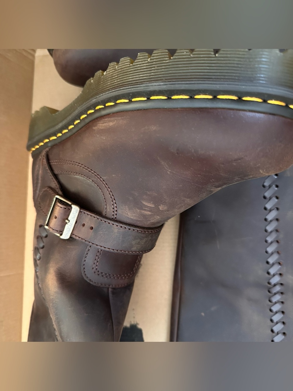Free People Dr. Martens Anistone Knee-High Boots - Picture 13 of 16